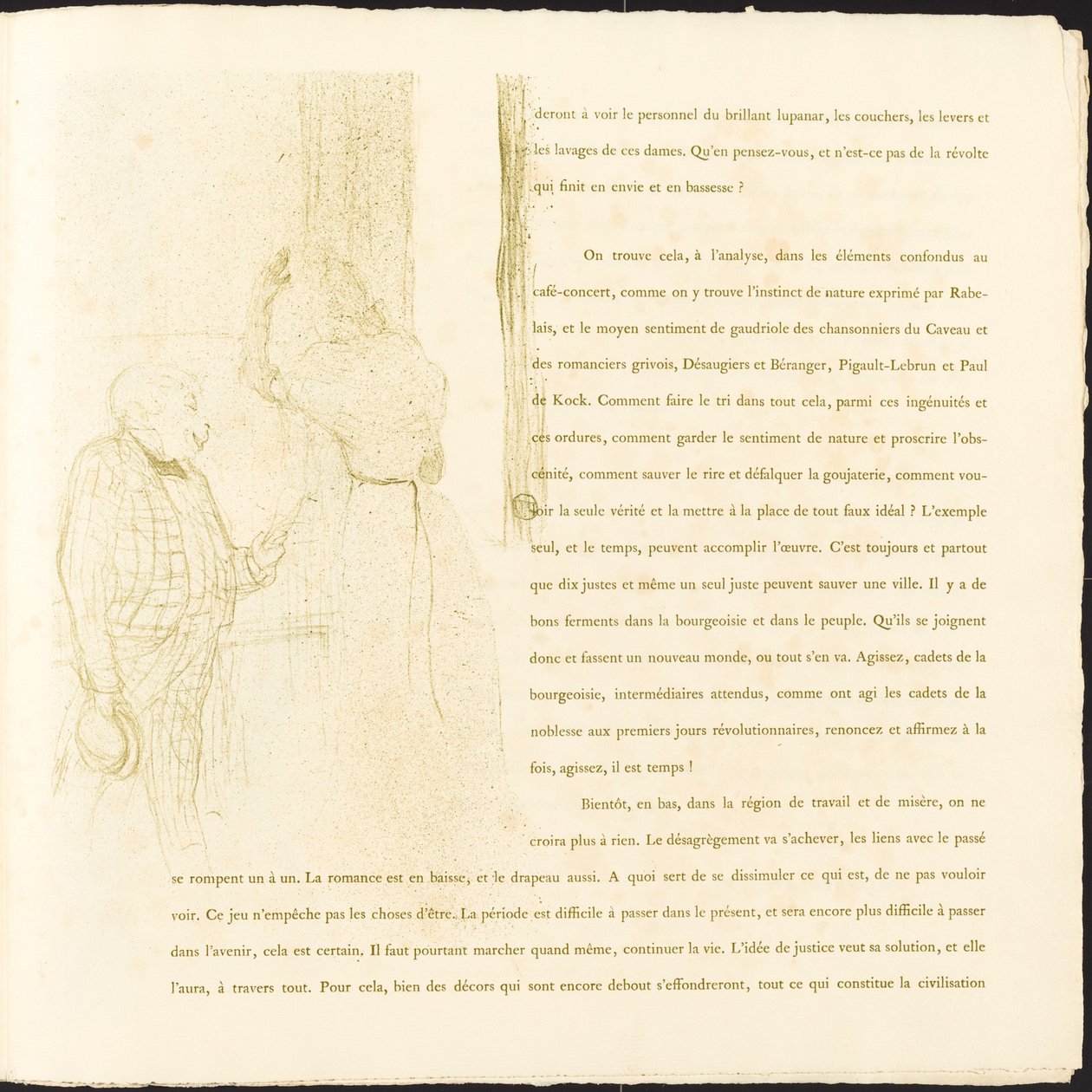 Yvette Guilbert av Henri de Toulouse Lautrec