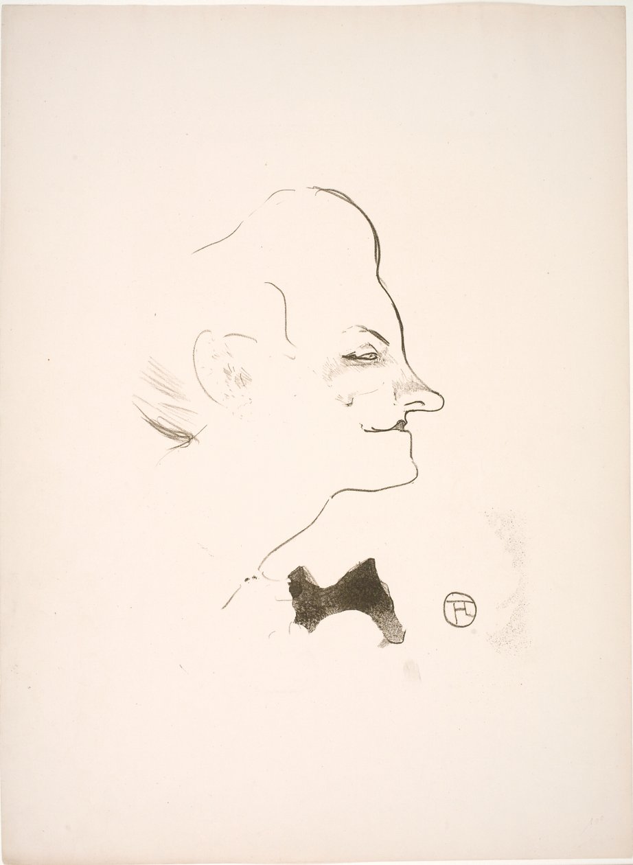 Yvette Guilbert av Henri de Toulouse Lautrec
