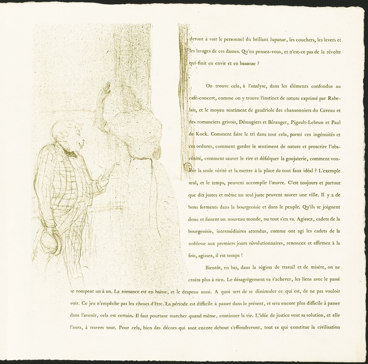 Yvette Guilbert av Henri de Toulouse Lautrec
