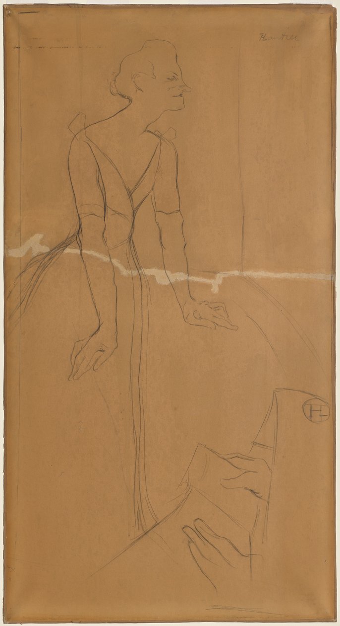 Yvette Guilbert av Henri de Toulouse Lautrec