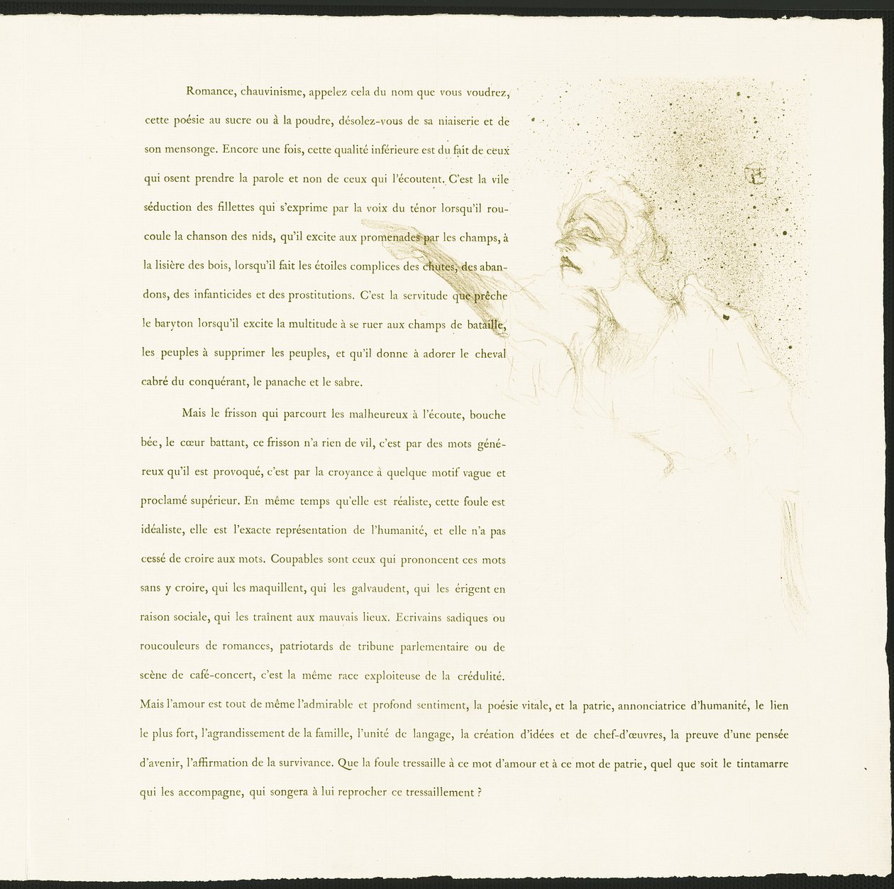 Yvette Guilbert av Henri de Toulouse Lautrec