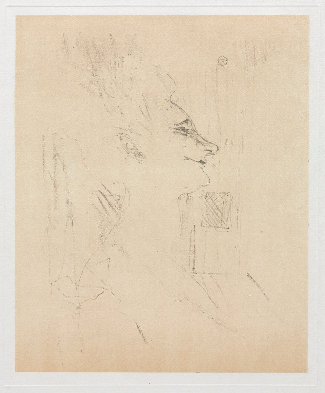 Yvette Guilbert berusad, 1898. av Henri de Toulouse Lautrec
