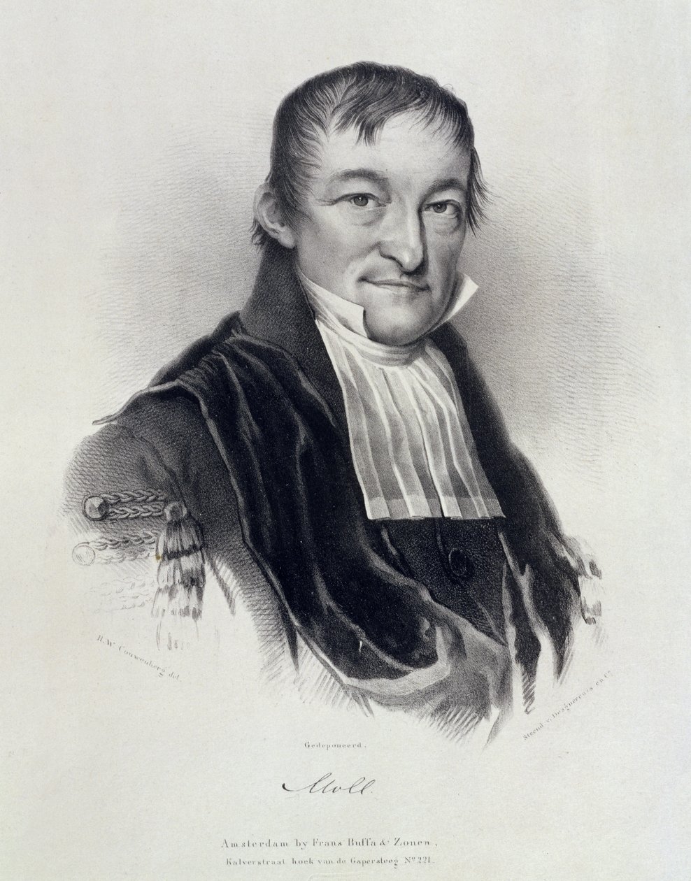 Gerard Moll (1785-1838) av Henricus Johannes Couwenberg