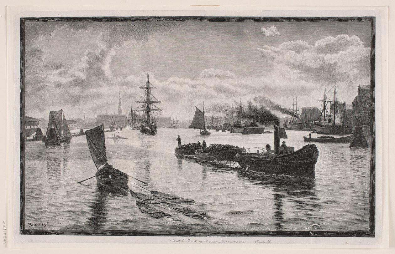 Köpenhamns hamn av Henrik Bornemann