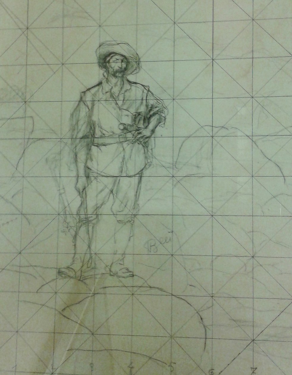 Untitled [Study for Bandeirante or The Trailblazer], from the series Studies for the Bandeirantes av Henrique Bernardelli