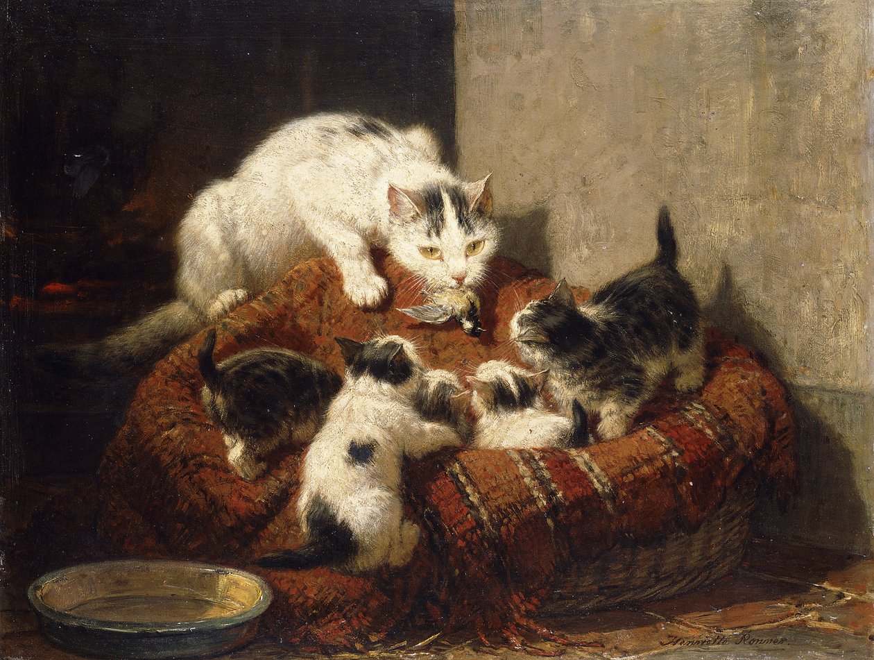 En befjädrad gåva, av Henriëtte Ronner Knip