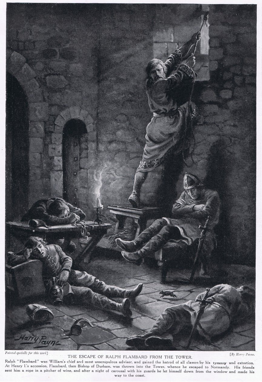 Ralph Flambards flykt från tornet, 1920-talet av Henry A. Payne