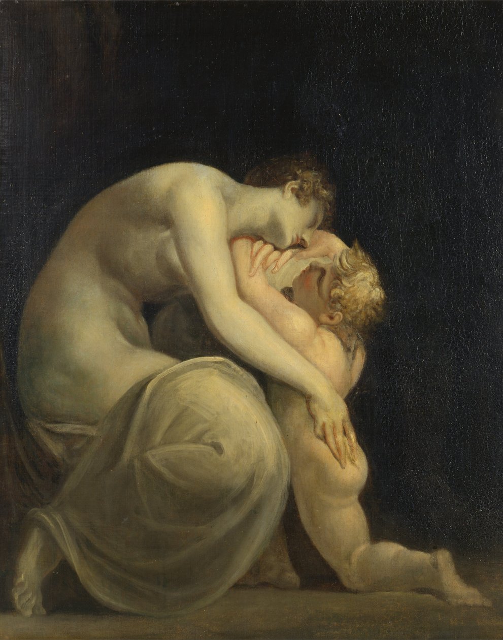 Tekemessa och Eurysakes av Johann Heinrich Füssli