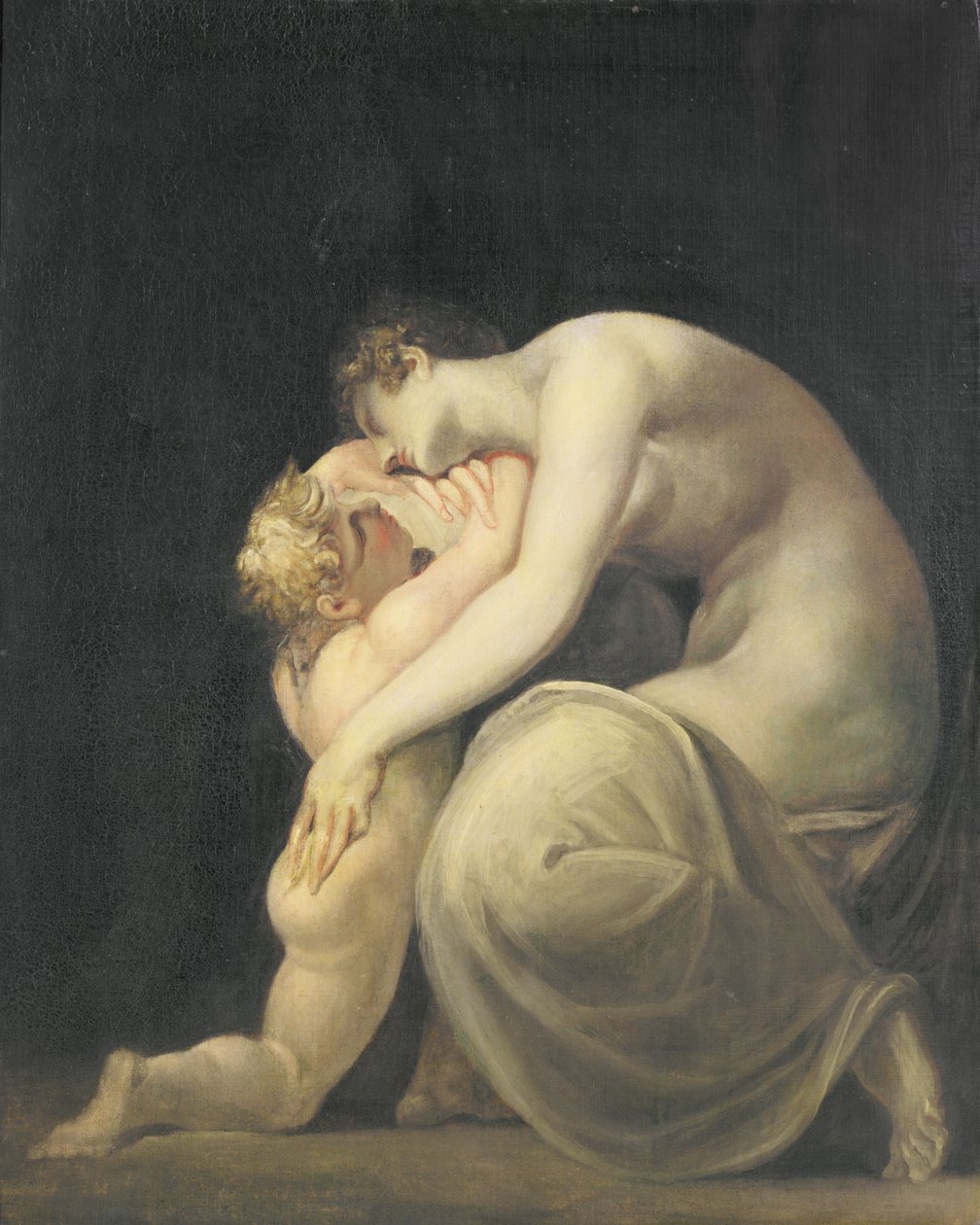 Tekemessa och Eurysakes, c.1800-10 av Johann Heinrich Füssli