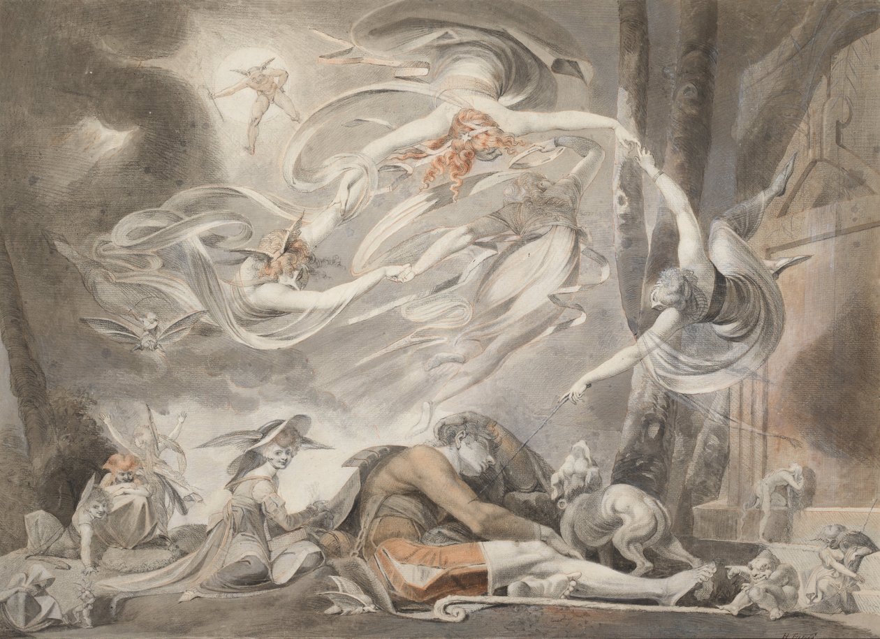 The Shepherds Dream, 1786 av Johann Heinrich Füssli