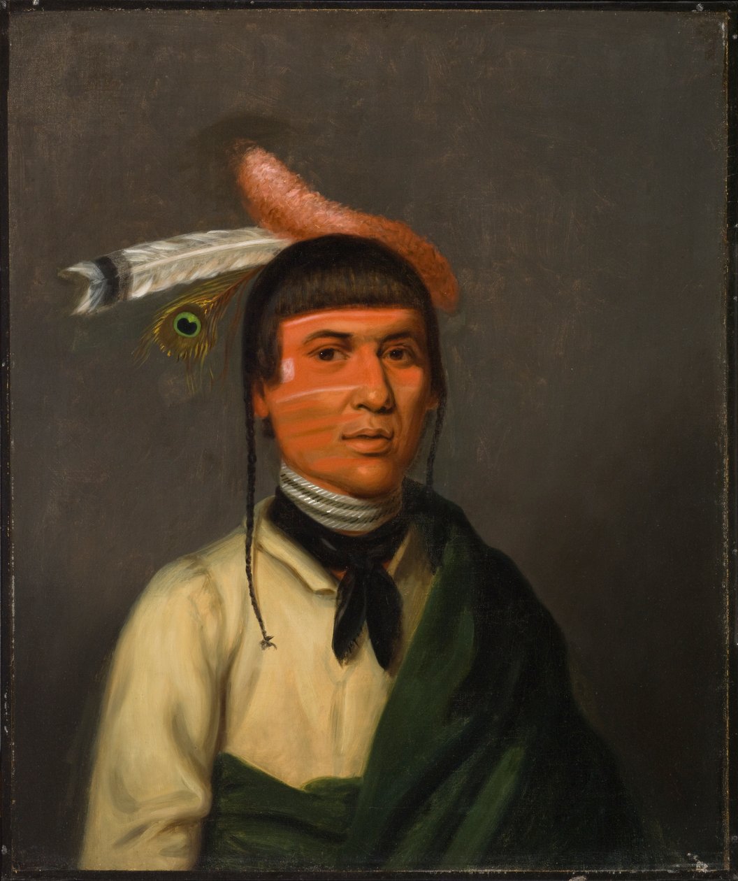 No-Tin (Wind), chef för Chippewa av Henry Inman