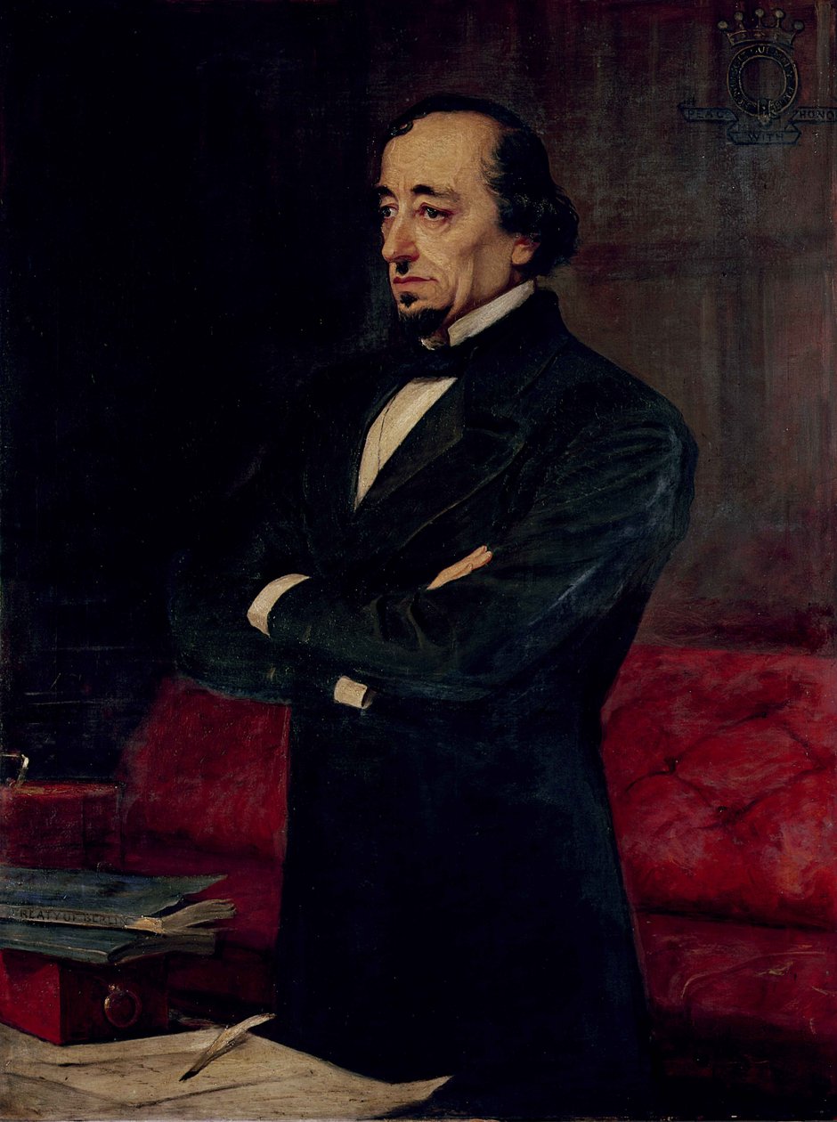 Porträtt av Disraeli av Henry Jr. Weigall