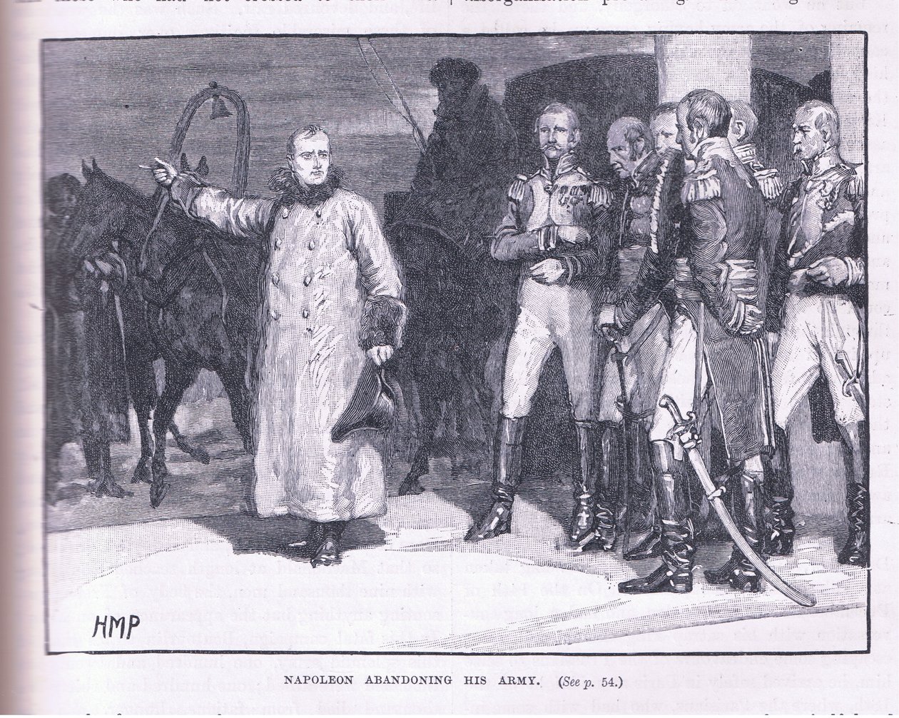 Napoleon överger sin armé av Henry Marriott Paget
