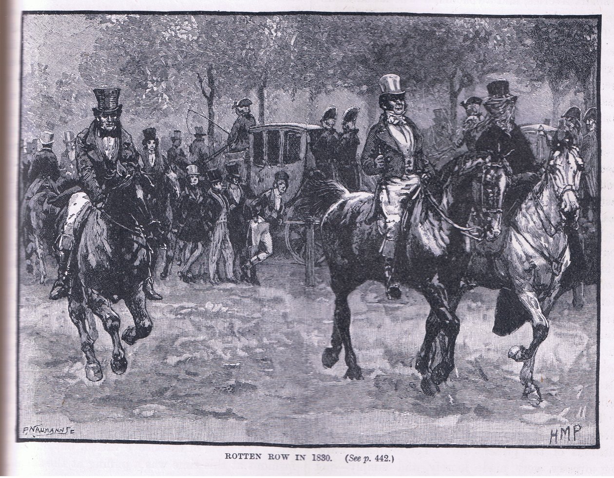 Rotten Row år 1830 e.Kr av Henry Marriott Paget