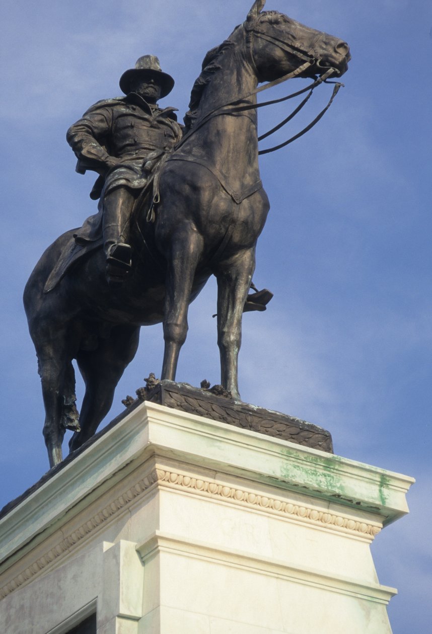 Ulysses S. Grant Memorial, invigt 1922 (brons) (detalj) av Henry Merwin Shrady