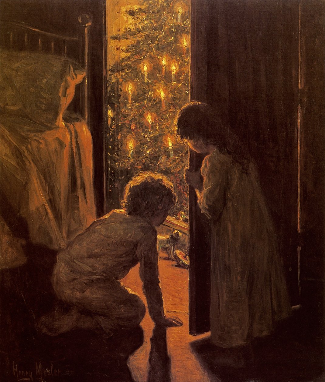Julgranen, ca 1916 av Henry Mosler