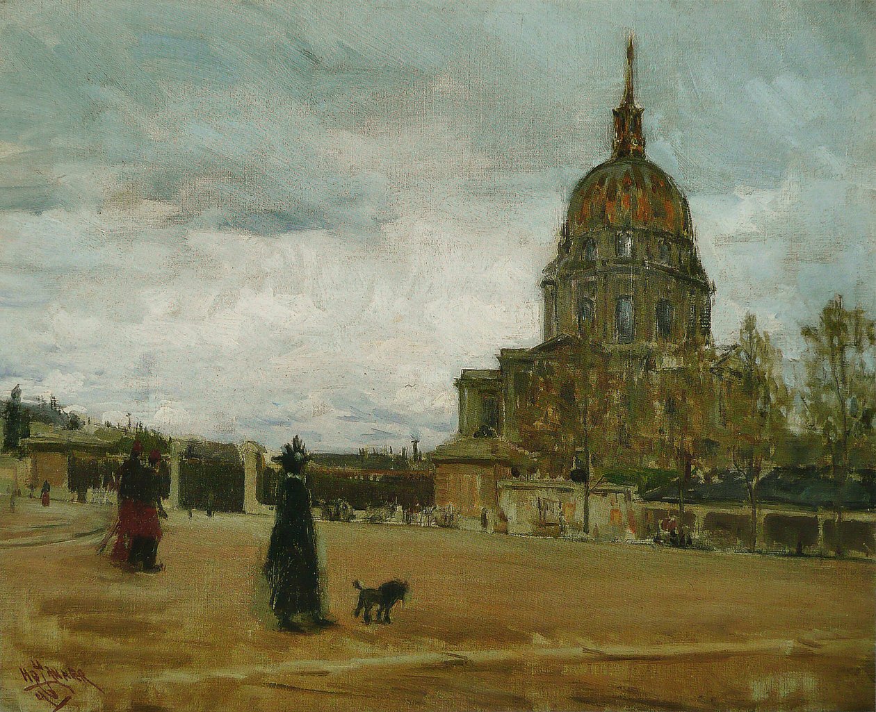  Les Invalides, ParisnFrancais : Les Invalides, Parisn av Henry Ossawa Tanner