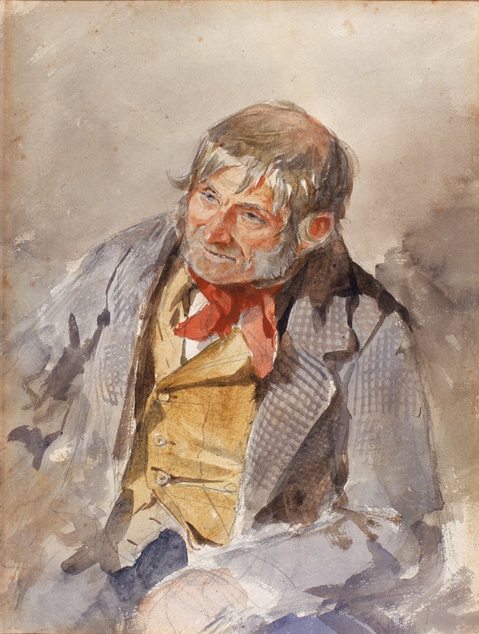 A Cullercoats Fisherman (kroppsfärg) av Henry Perlee Parker