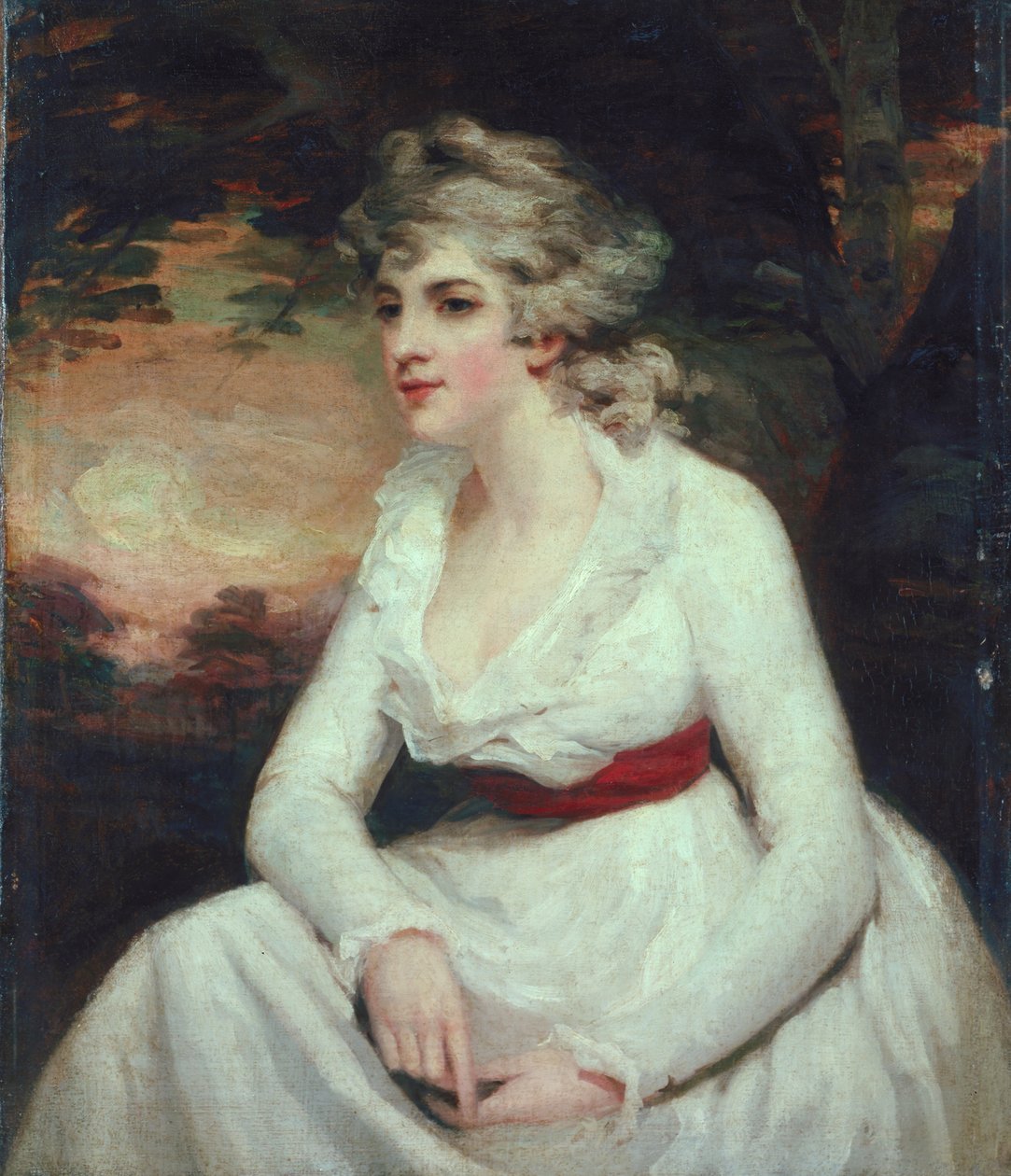 Lady Elizabeth Crichton, senare viscountess Mount-Stuart, ca 1791 av Henry Raeburn