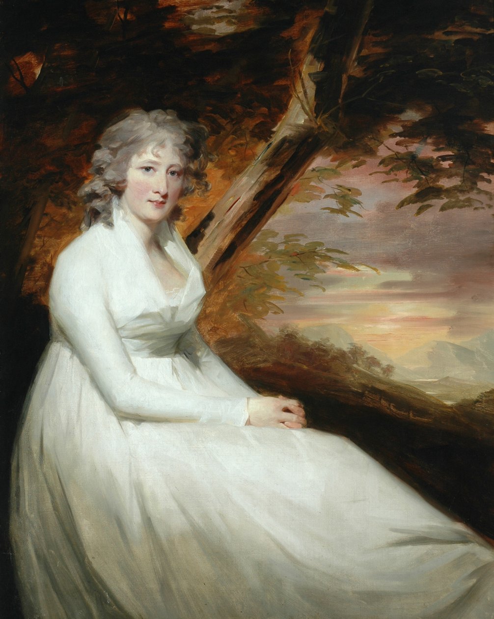 Mrs Anne Stewart från St Fort av Henry Raeburn