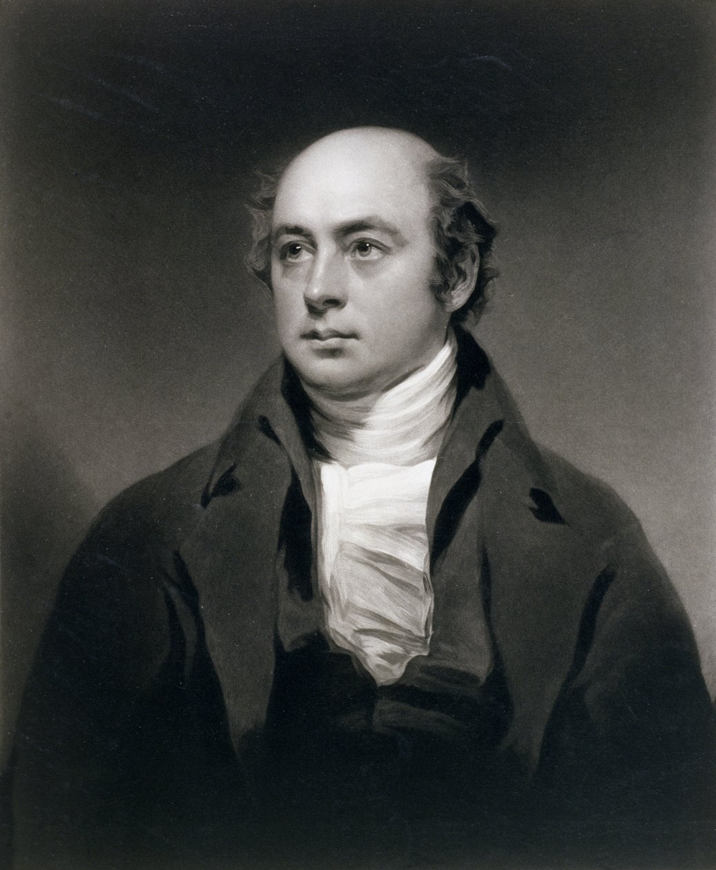 Sir Francis Leggatt Chantrey (1781-1841) graverad av C. Turner, 1843 (mezzotint) av Henry Raeburn