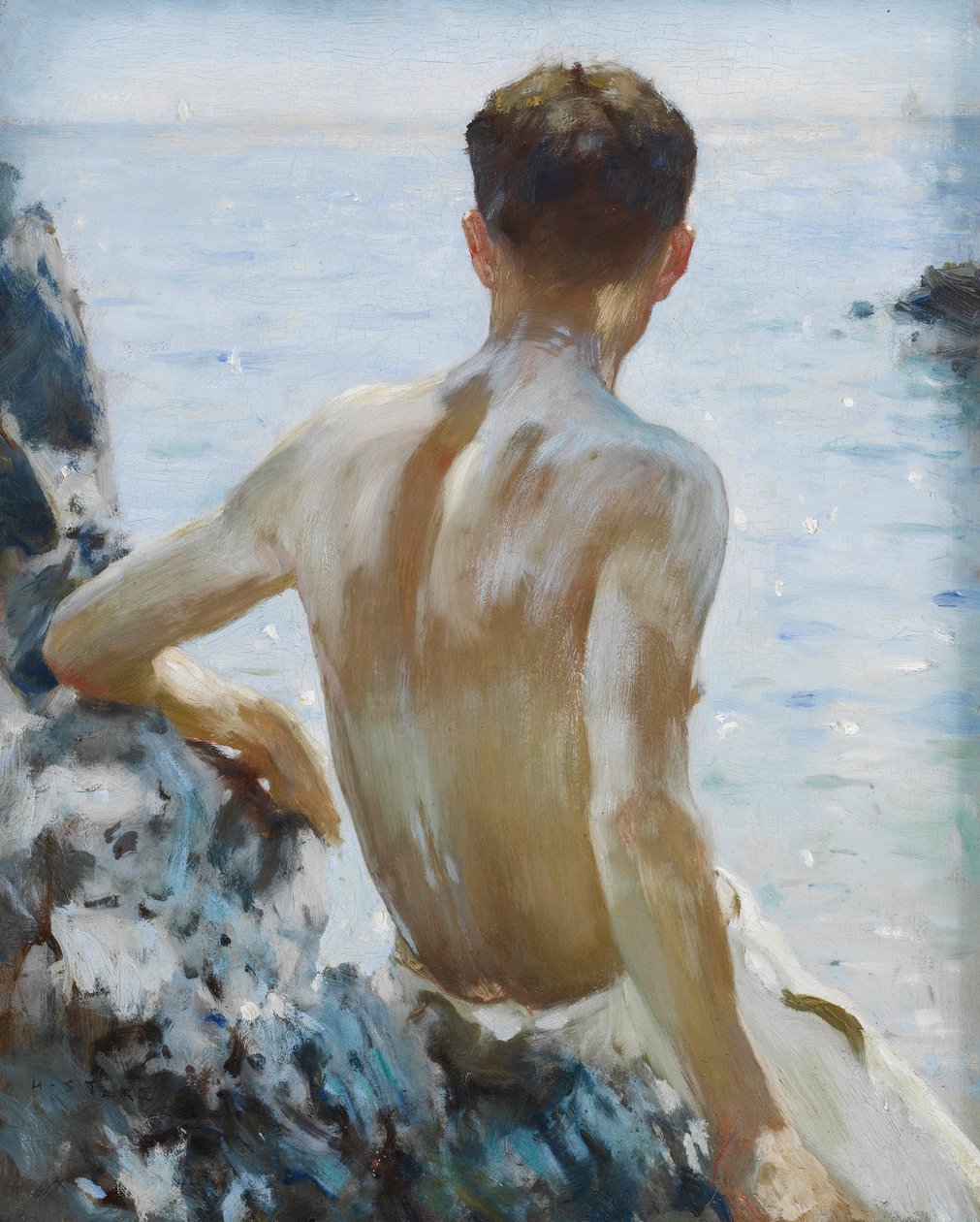 Undersökning av stranden av Henry Scott Tuke