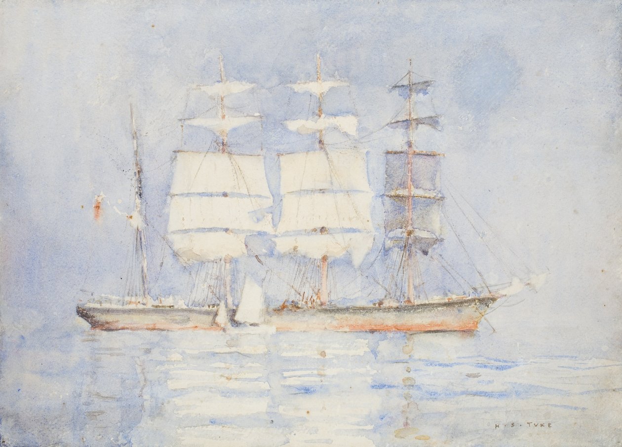 I Falmouth Bay av Henry Scott Tuke