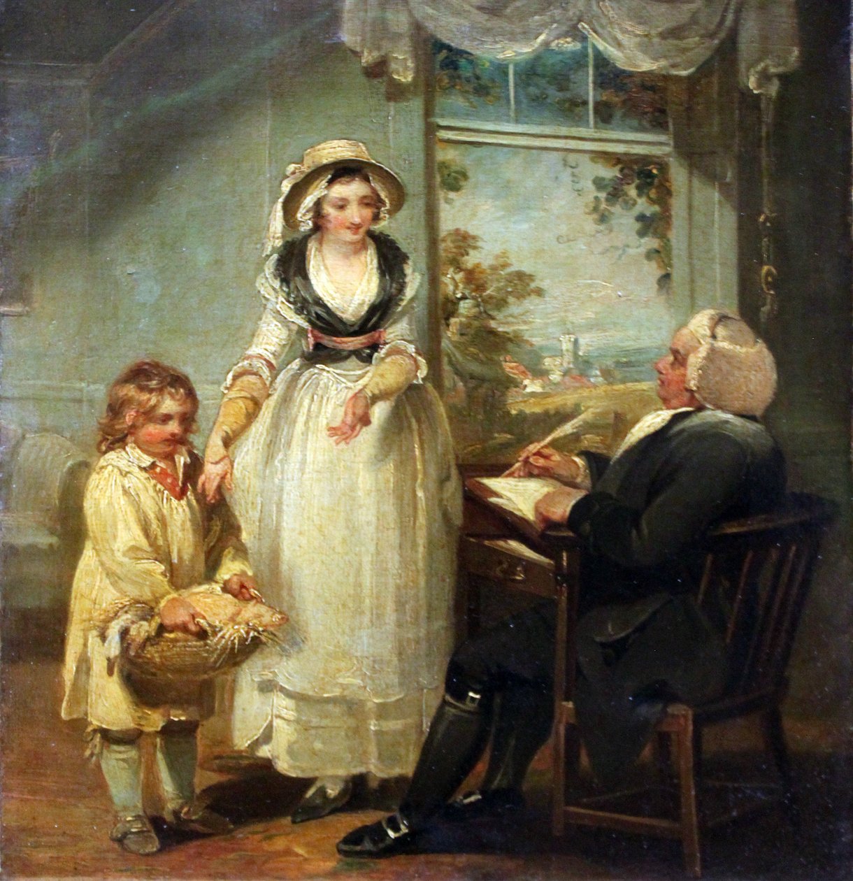 Prästen får sina tionde av Henry Singleton