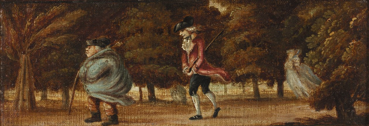 En blåsig dag av Henry William Bunbury