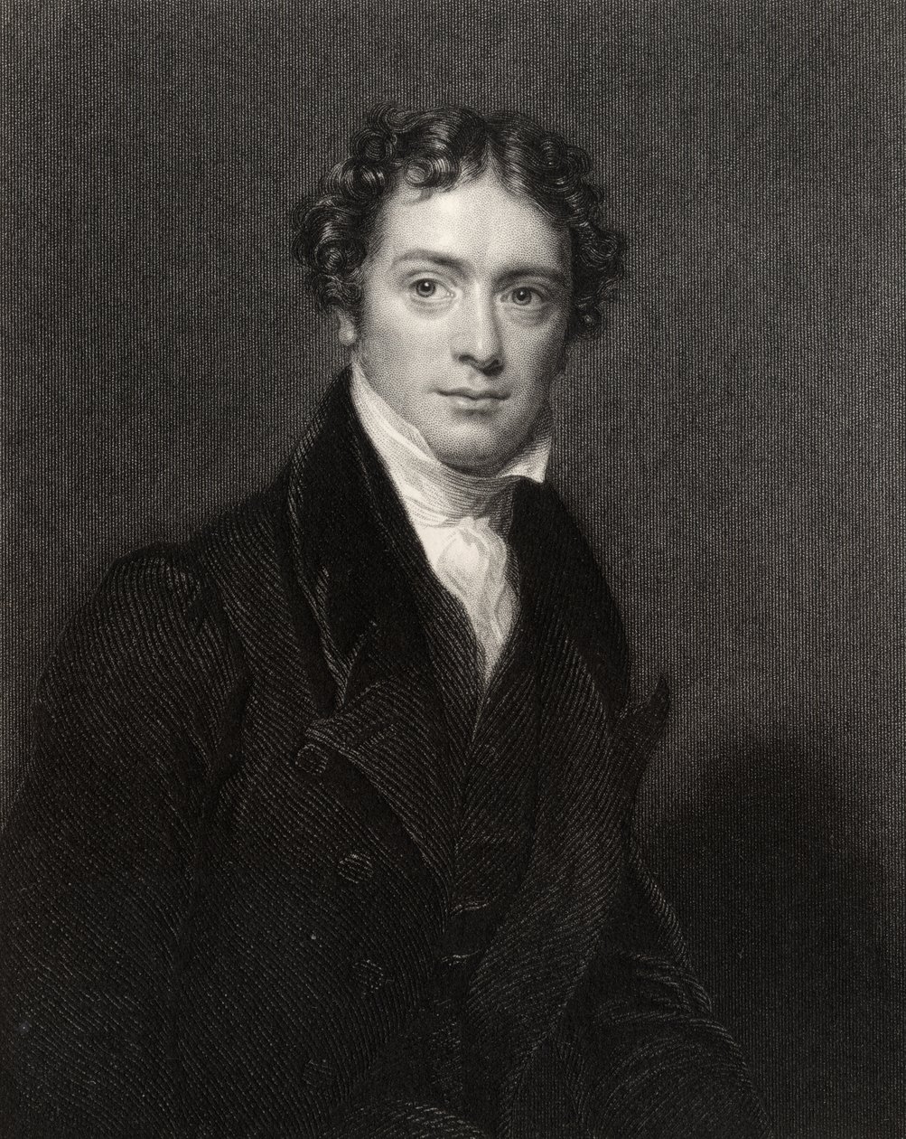 Michael Faraday, graverad av J. Cochran, från "National Portrait Gallery, volume V", publicerad omkring 1835. av Henry William Pickersgill