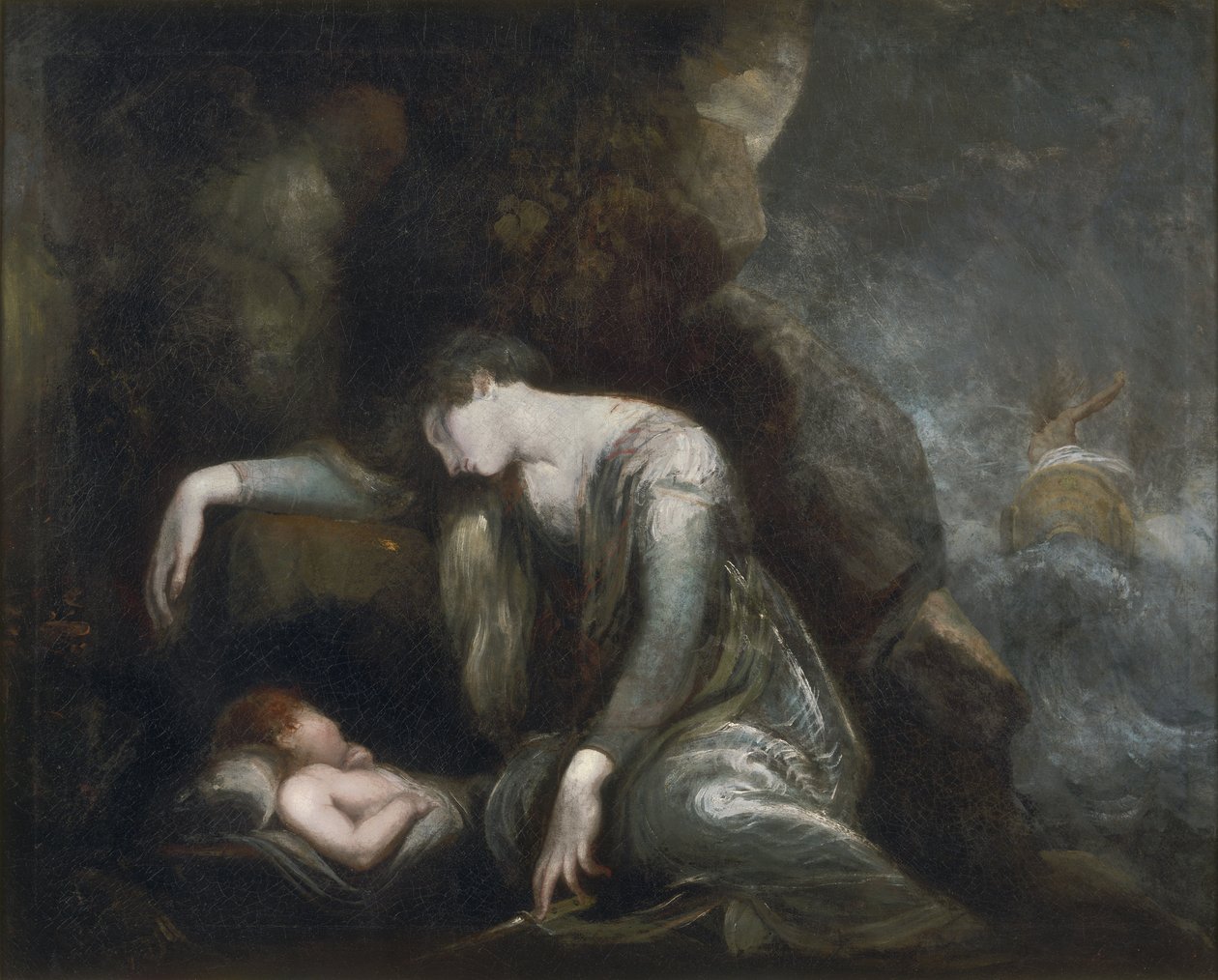 Danaë och Perseus på Seriphos av Henry (1741 1825) Fuseli