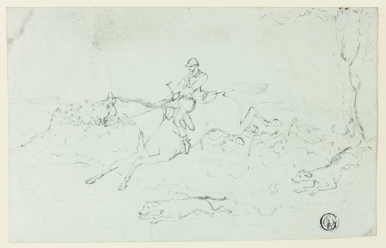 Rävjakt av Henry Alken
