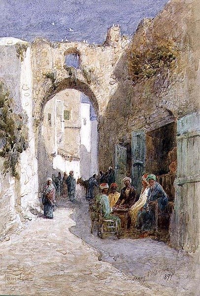 En lugn gata, Jerusalem av Henry Andrew Harper