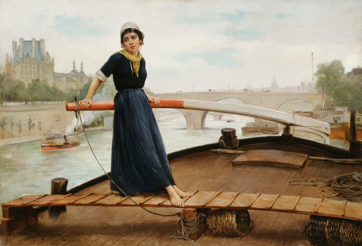 Längs Seine, 1879 av Henry Bacon