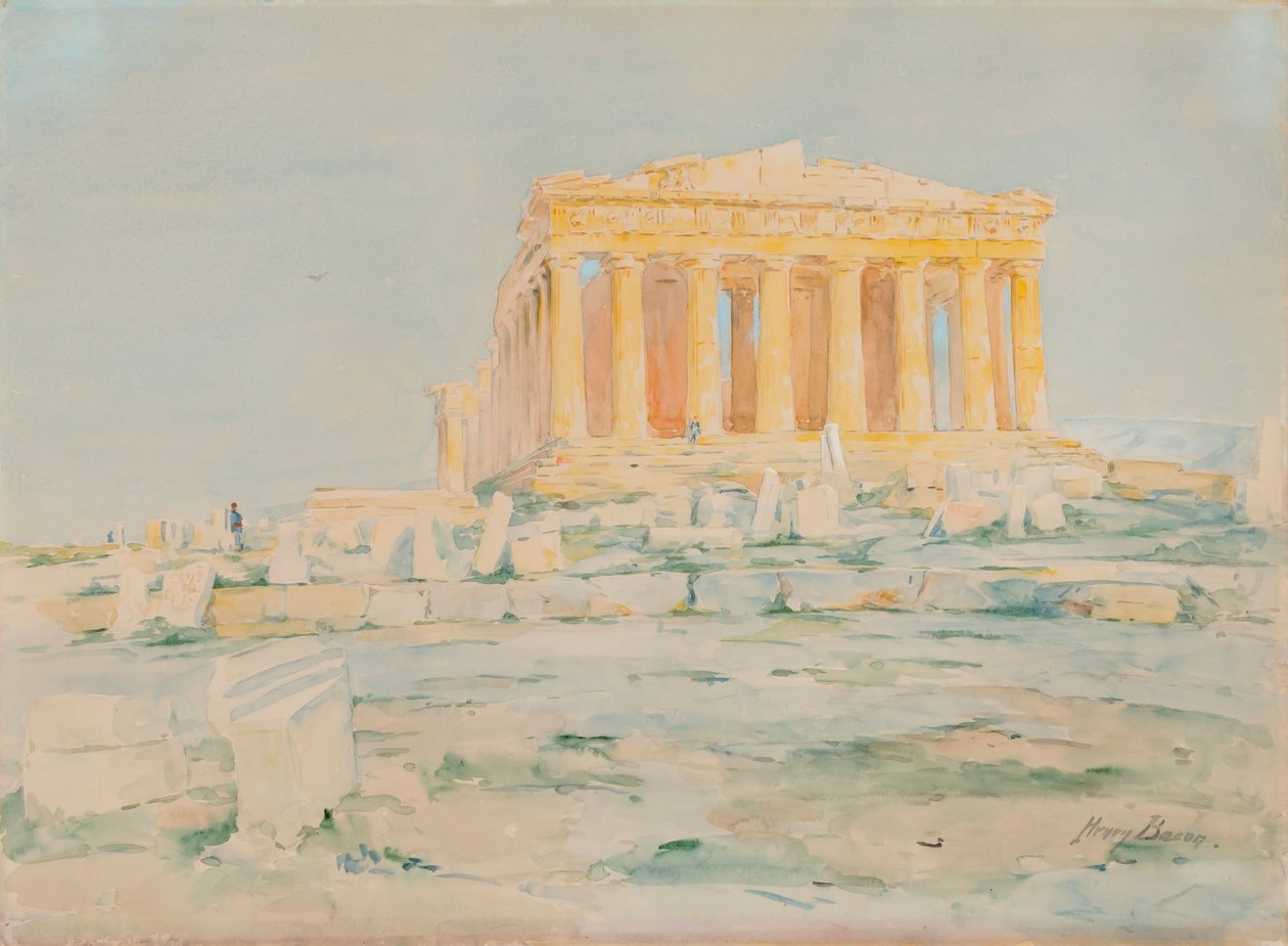 Parthenon, västra fasaden av Henry Bacon