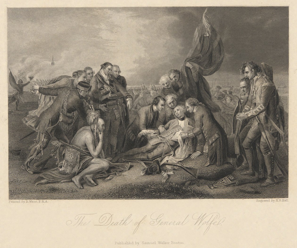 General Wolfes död av Henry Bryan Hall I