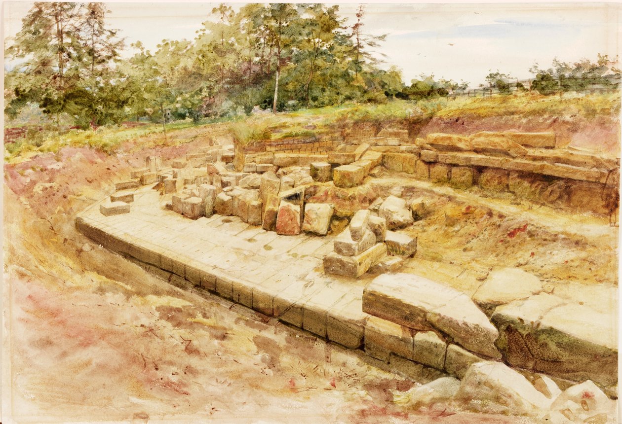 Chesters (kroppsfärg på papper) av Henry Burdon Richardson