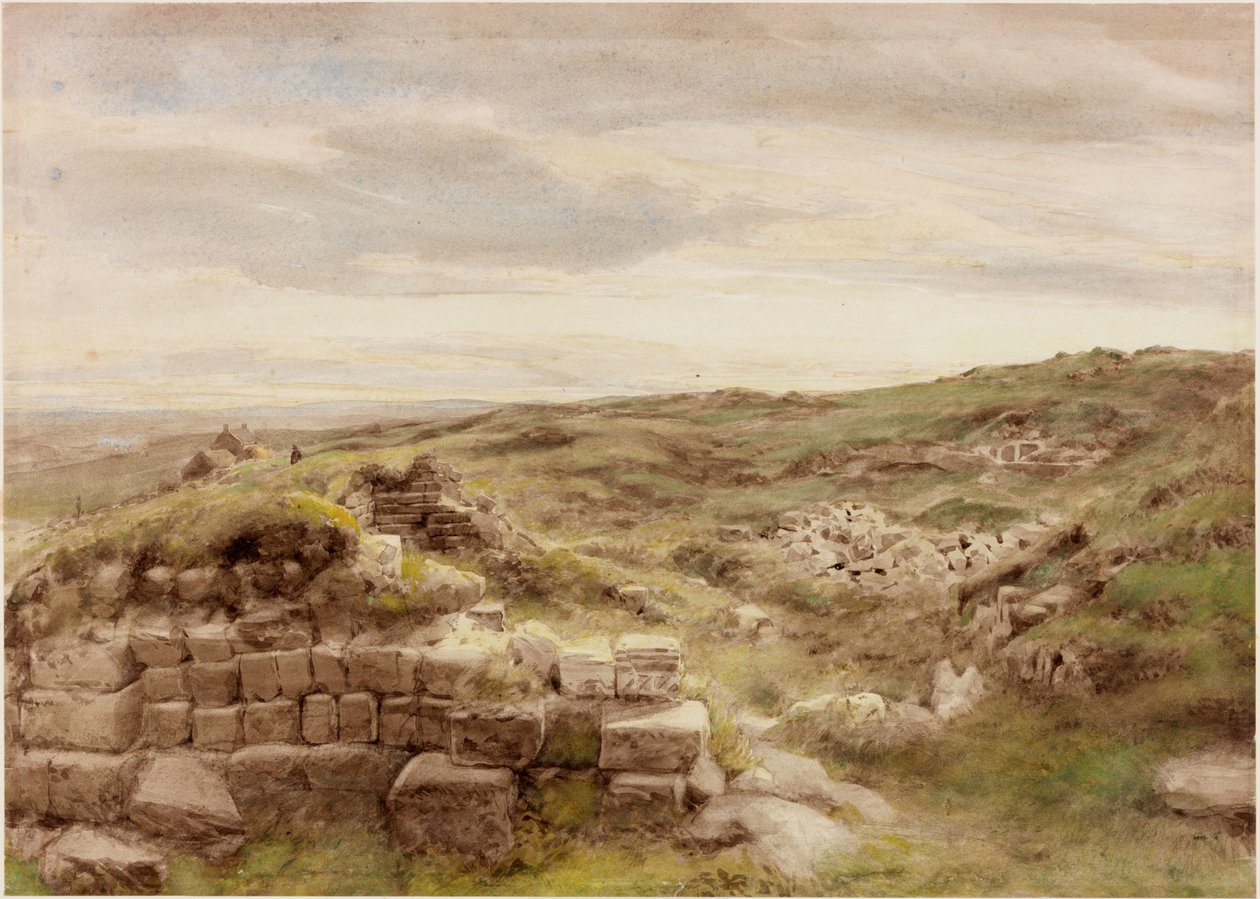 Housesteads (färg) av Henry Burdon Richardson