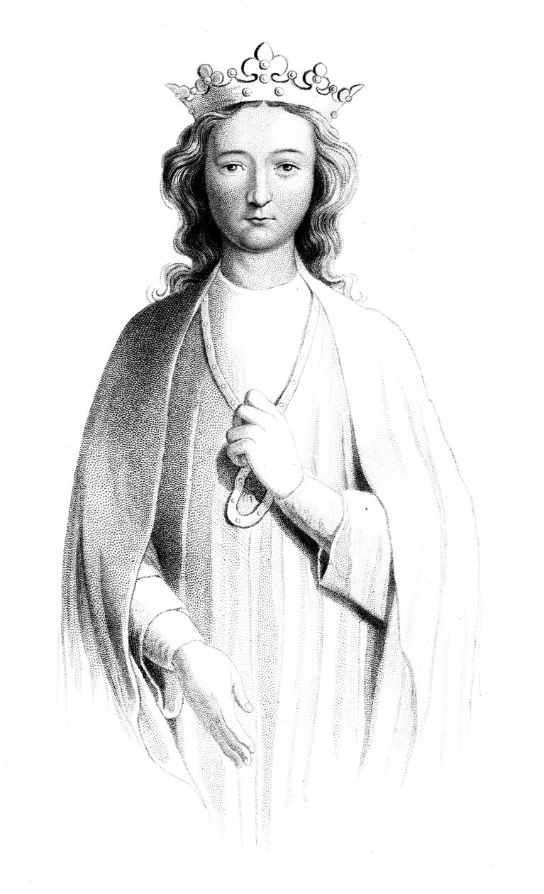 Eleanor av Kastilien 1241-1290, 1851. av Henry Colburn