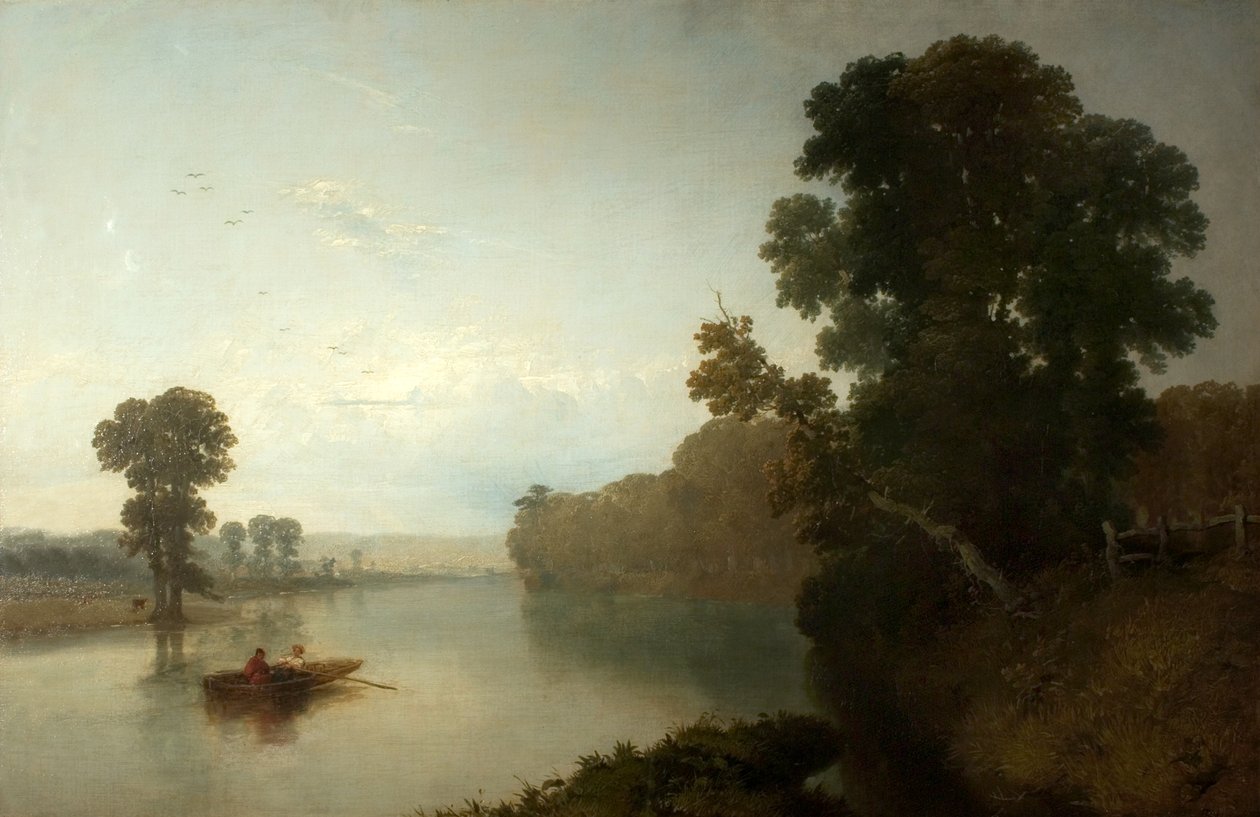 Floden Trent vid Wilford av Henry Dawson