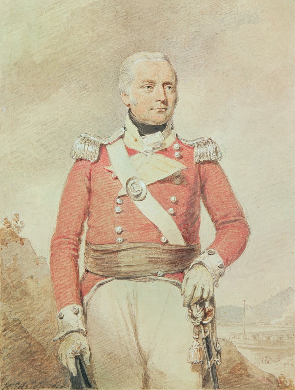 Generalmajor Patrick McKenzie, 1808 av Henry Edridge