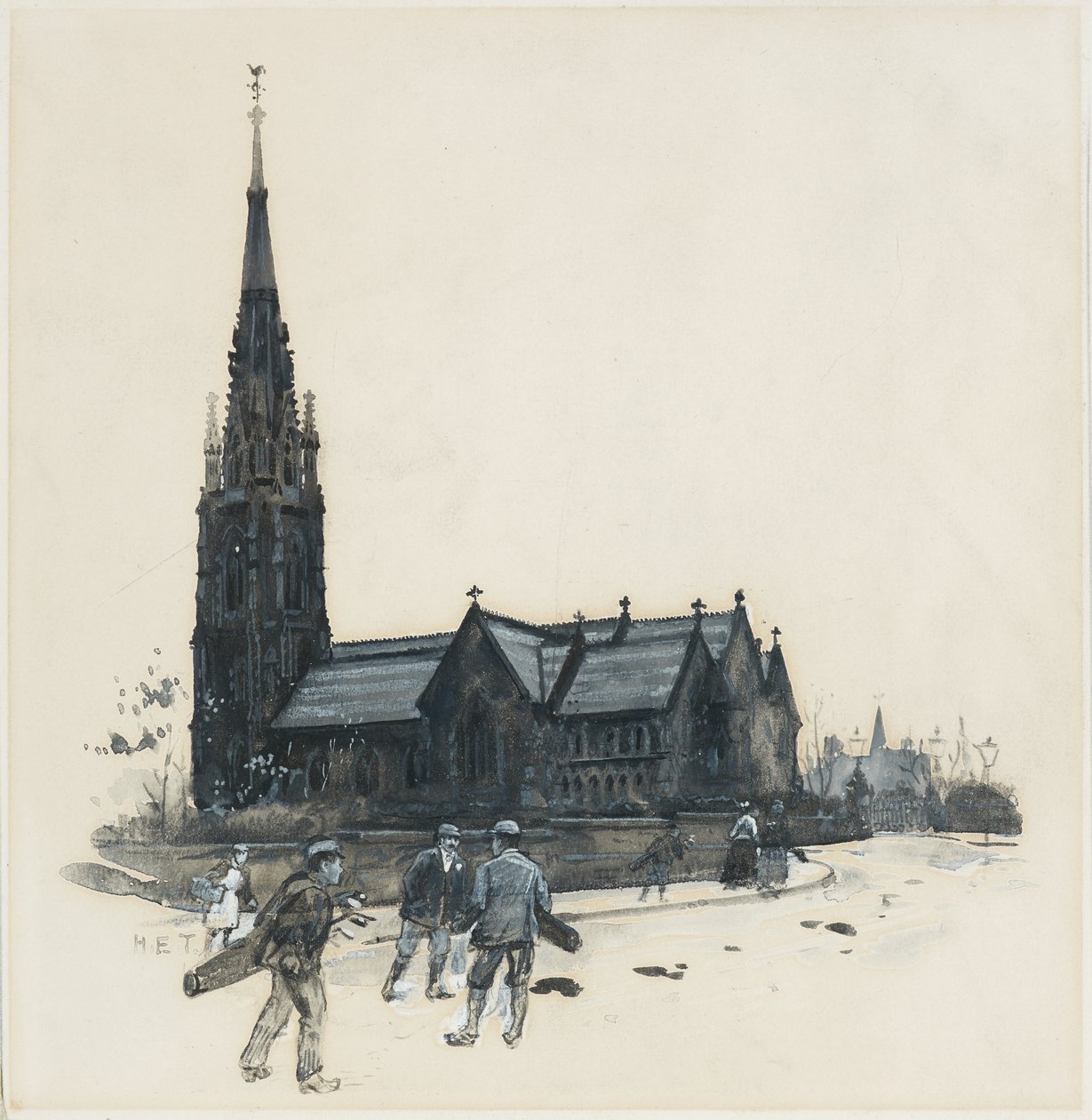 Broughton Park Congregational Chapel av Henry Edward Tidmarsh