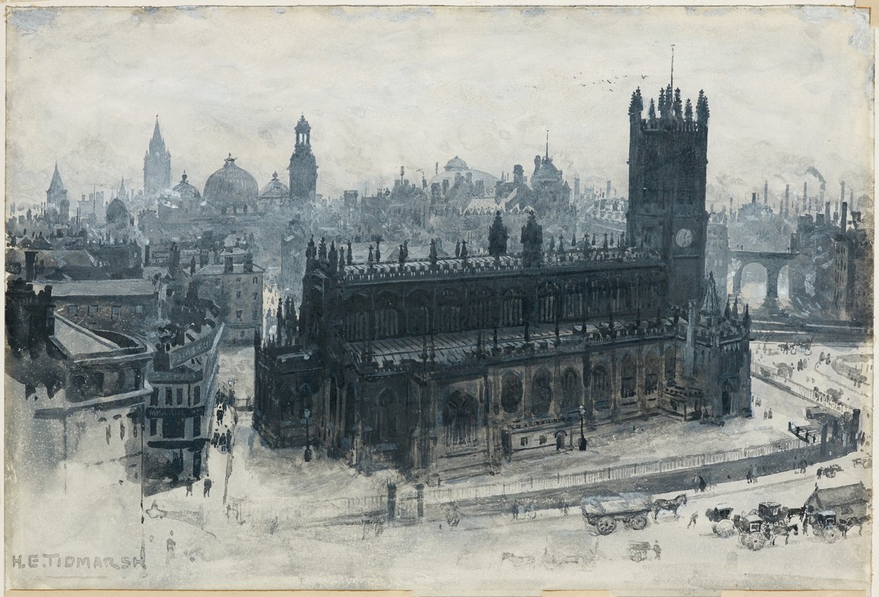 Manchester från Grammar School av Henry Edward Tidmarsh