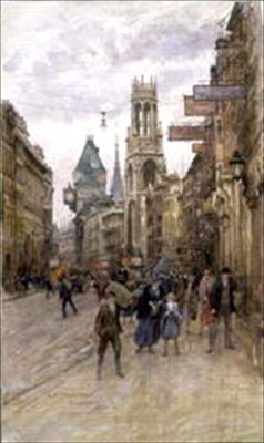 St. Dunstans i väster, 1922 av Henry Edward Tidmarsh