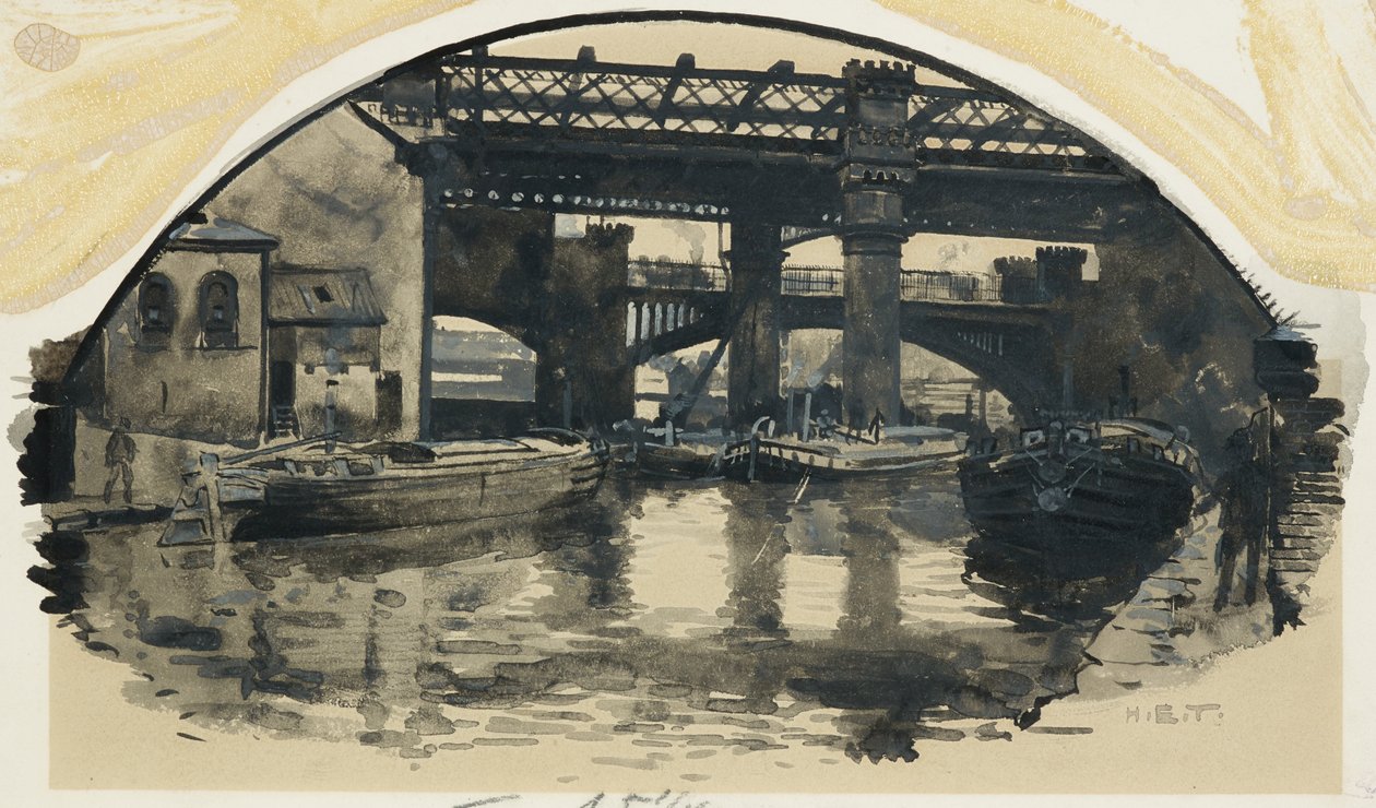 Old Bridgewater Canal Terminus, Castlefield av Henry Edward Tidmarsh