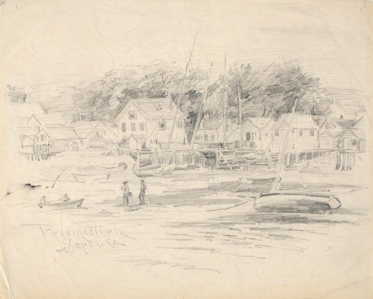 Utsikt över Provincetown av Henry Farrer
