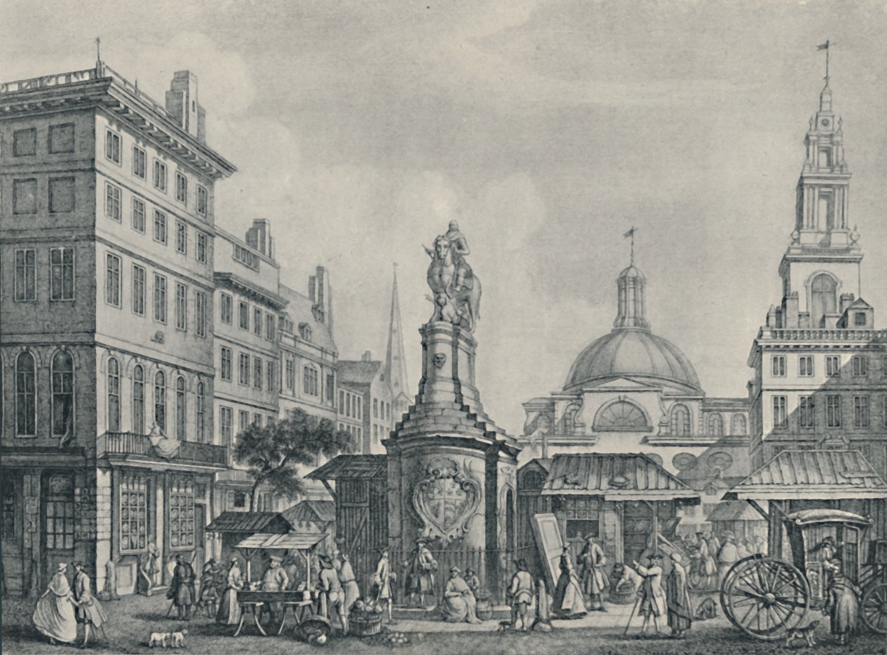 Aktiemarknaden, 1738, 1920 av Henry Fletcher