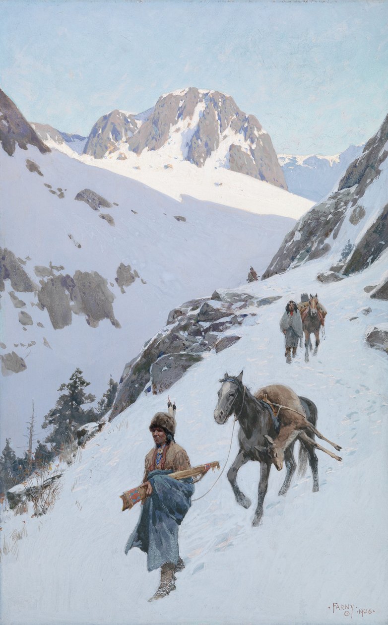 En framgångsrik jakt, 1906 av Henry Francois Farny
