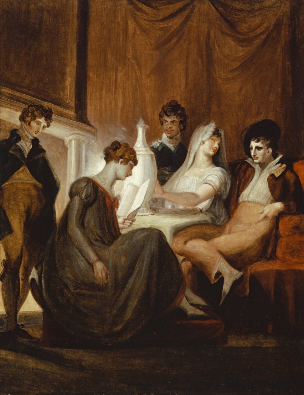 Tidningen på bygden, 1806-7 av Johann Heinrich Füssli