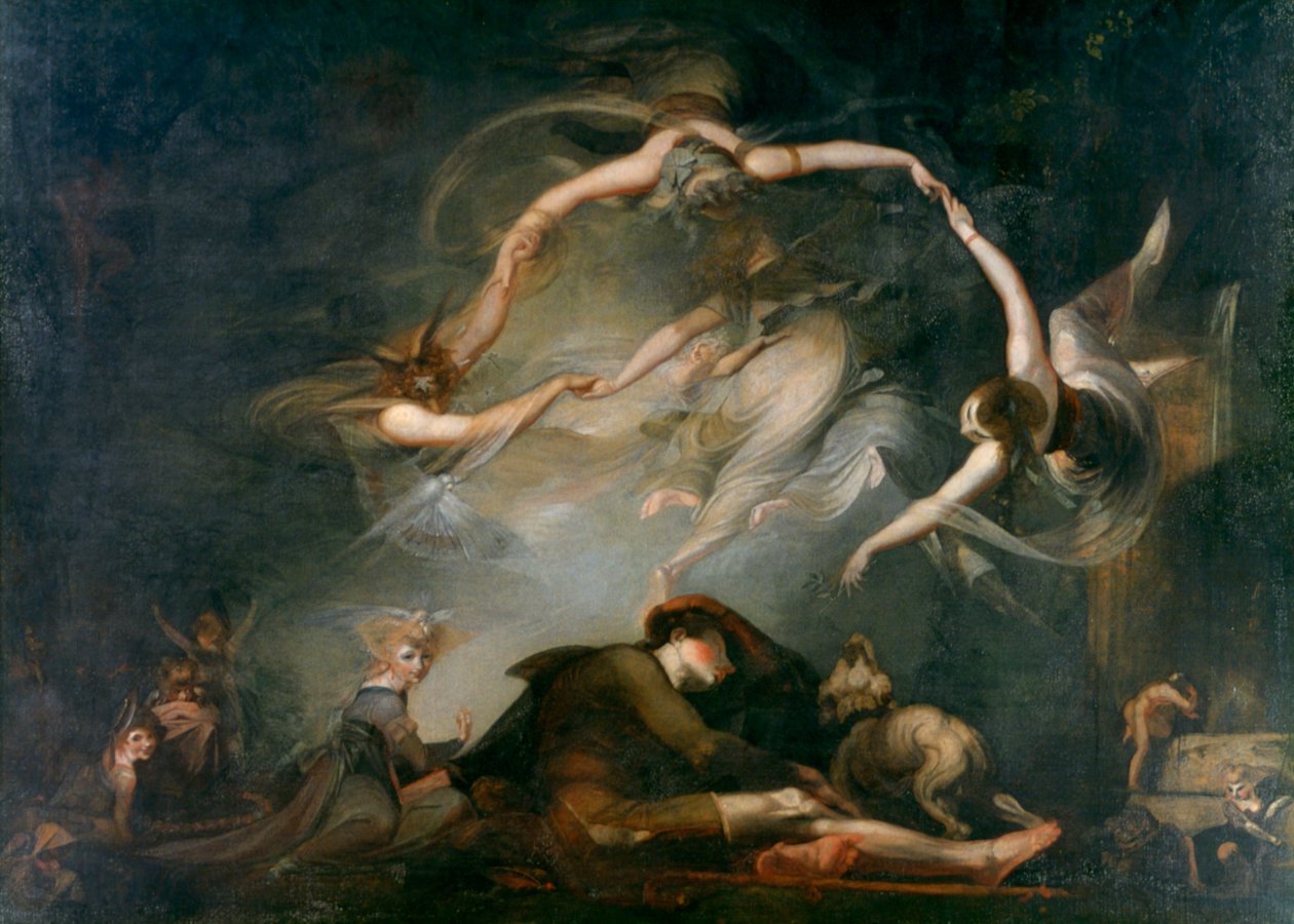 The Shepherds Dream, från Paradise Lost, 1793 av Johann Heinrich Füssli